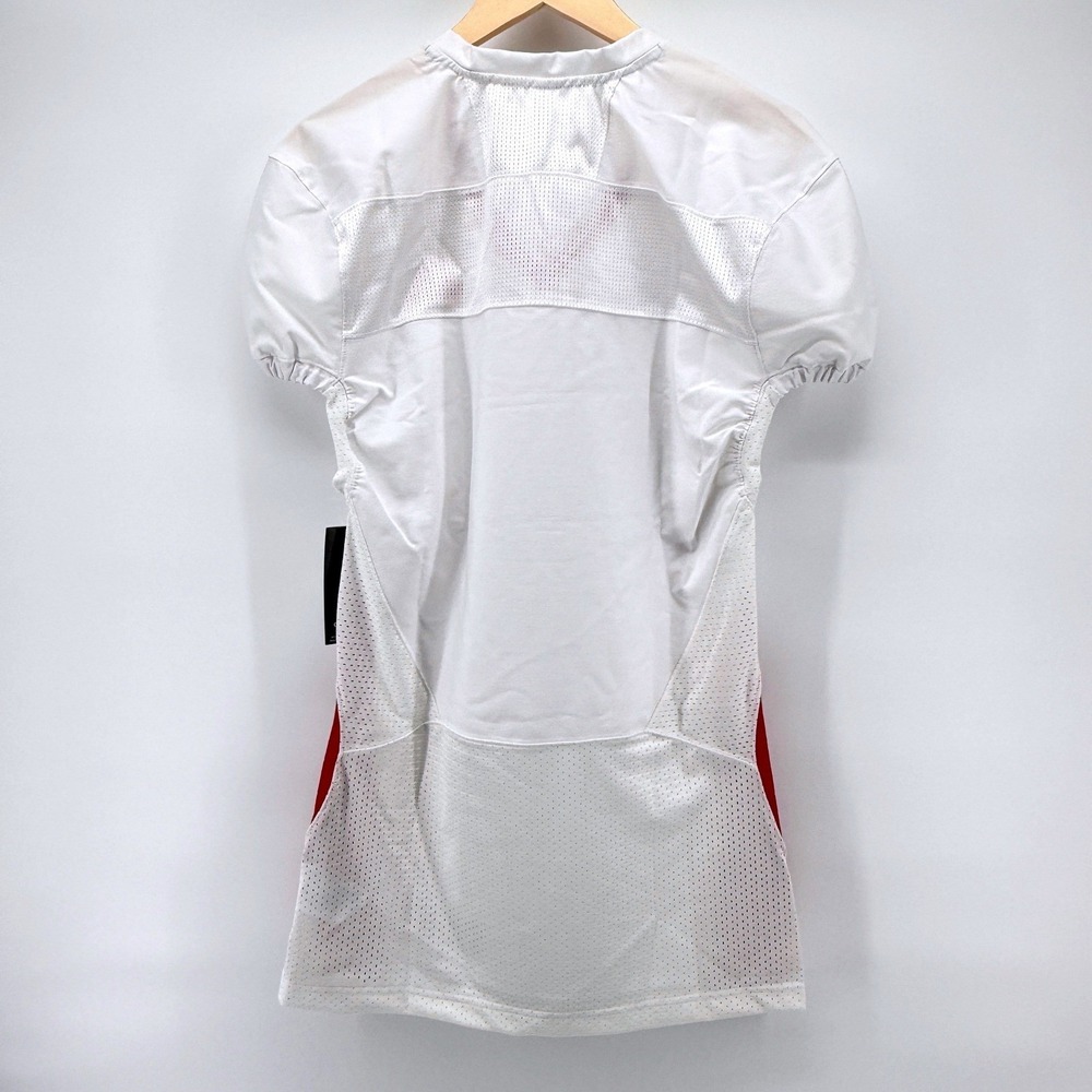 Adidas A1 Stock Football Jersey Mens Large White Red V-Neck NWT - Picture 13 of 16